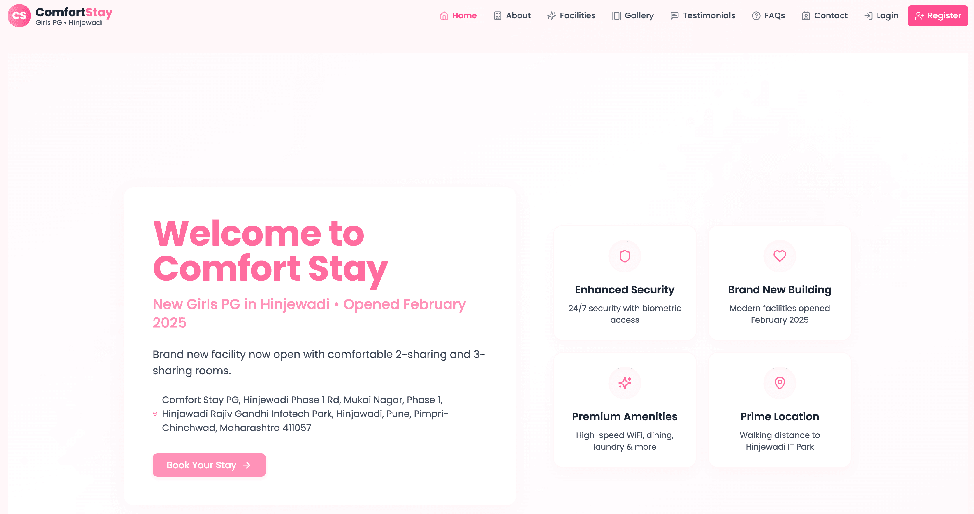 Comfort Stay PG Management